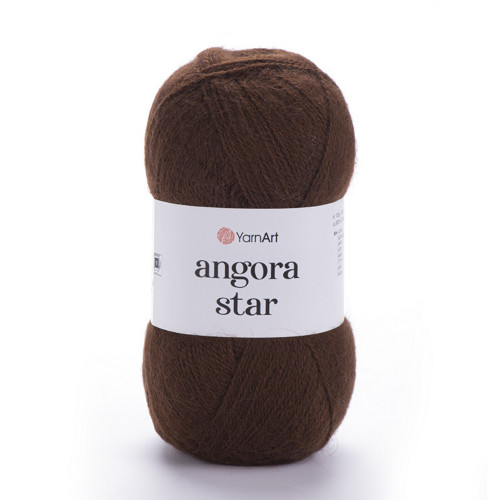 Příze Angora Star - tmavě hnědá