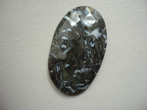Kabošon - achát palmový 43 mm, č.5f