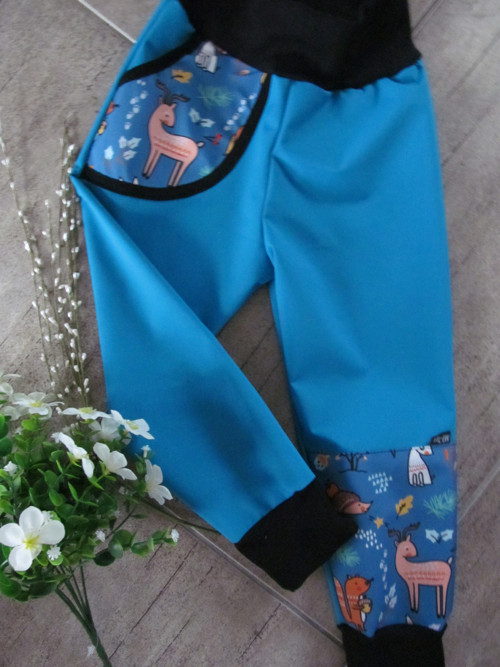 KALHOTY SOFTSHELL...jaro podzim — foto 1