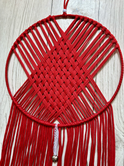 Macramé lapač snů - 30x74 — foto 1