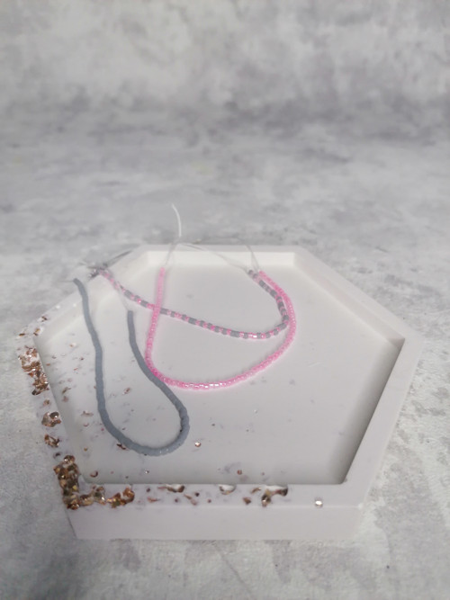 Miyuki náramky Grey&Pink — foto 1