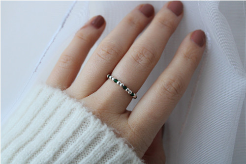 Minerální prstýnek, hematit + spinel — foto 1