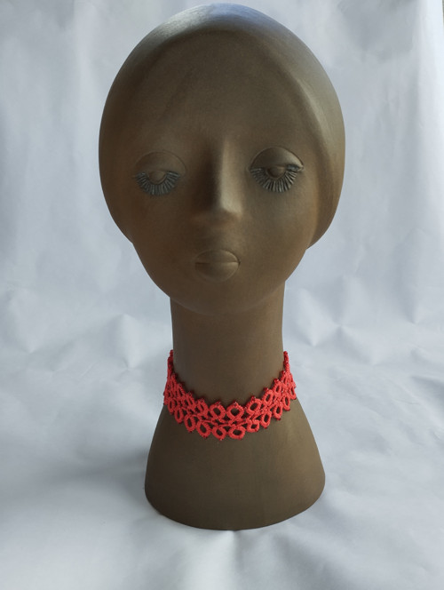 Choker červený