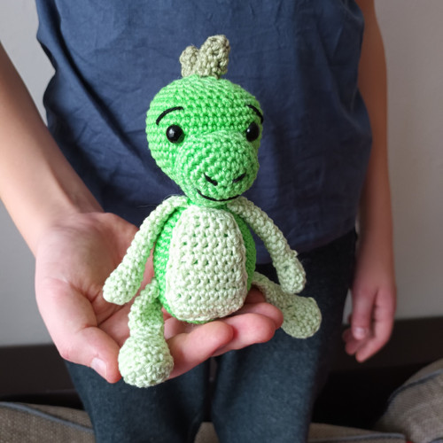 Háčkovaný dinosaurus "Pravěký svět"
