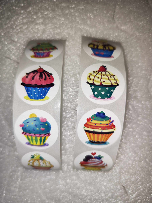 Samolepky Dortíky 2. - 50 kusů