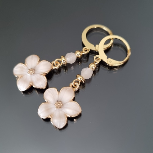 Kvítek s růženínem GOLD - chirurgická ocel