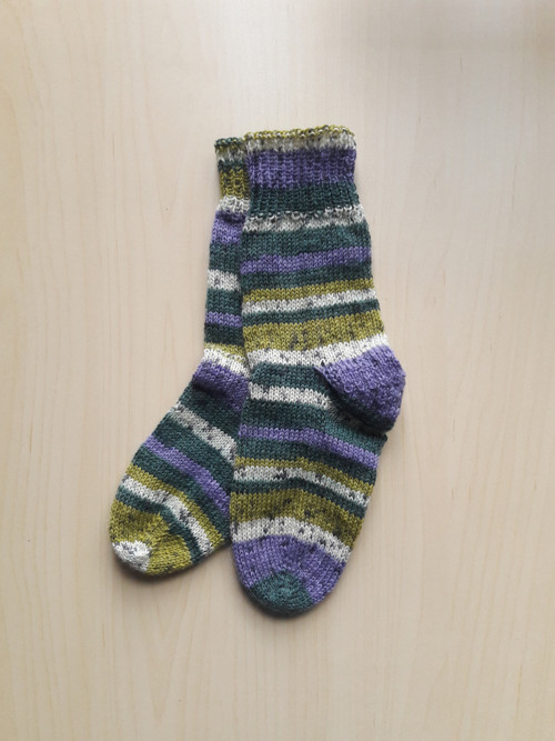 Ručně pletené ponožky - chodidlo 20 cm