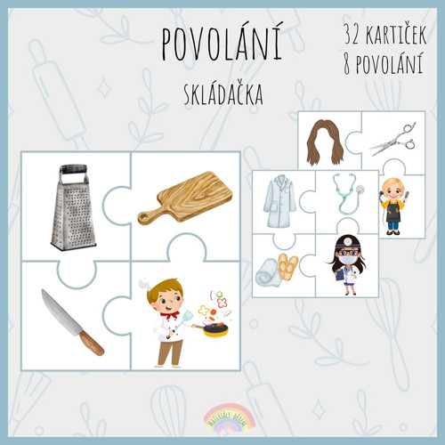 Povolání, skládačka — foto 1