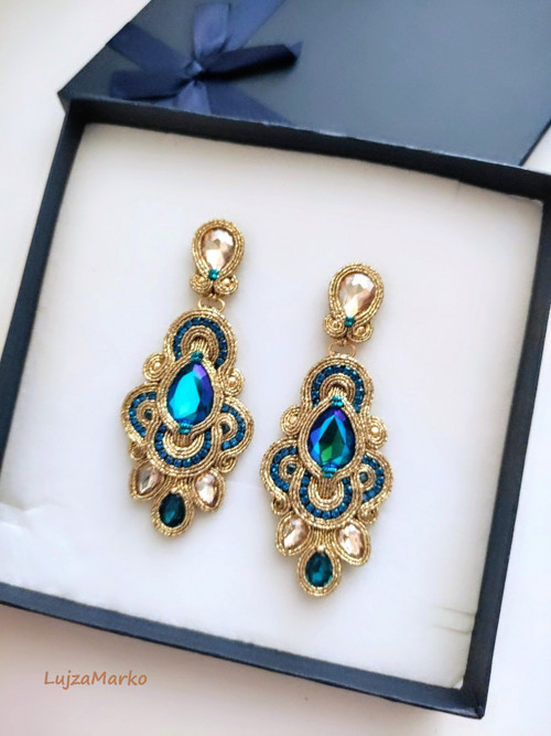 Arabela - luxusní soutache/ sutaš náušnice