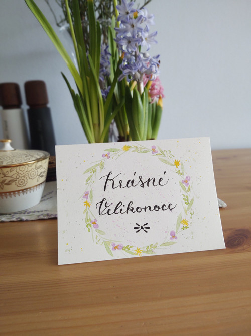 Jarní veselé přání Krásné Velikonoce