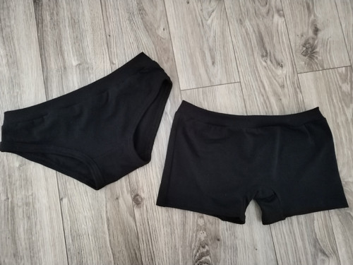 Dívčí boxerky SIMPLE BLACK