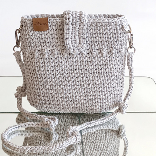 Crossbody světle šedá — foto 1