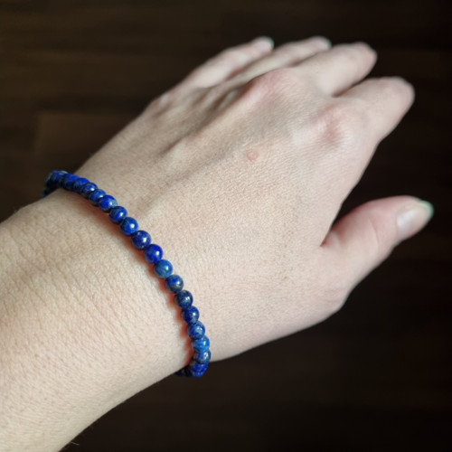 Náramek LAPIS LAZULI 4mm