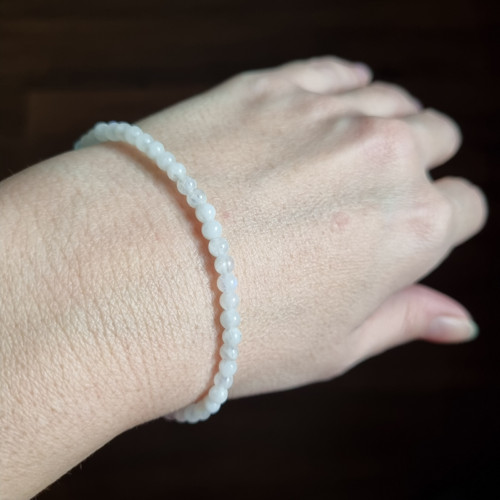 Náramek MĚSÍČNÍ KÁMEN DUHOVÝ 3mm
