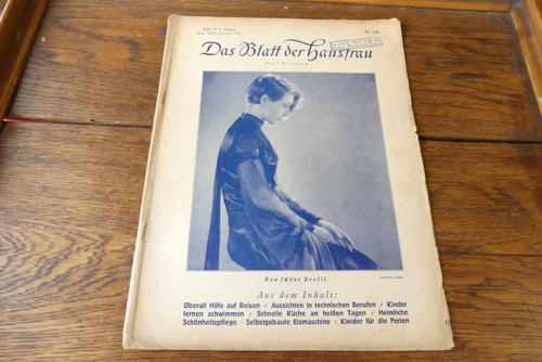 Blatt der Hausfrau...starý časopis, móda 2/1932