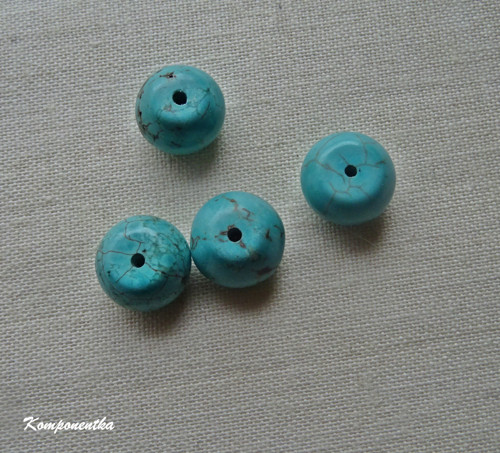 Howlit tyrkys - polodrahokam 8mm 4kusy