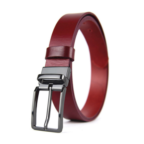 Kožený opasok s dierkami, 3.3cm, MODERN PEARL