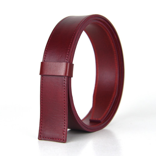 Kožený remeň pre pracky na brzdu, 3.5cm, bordový