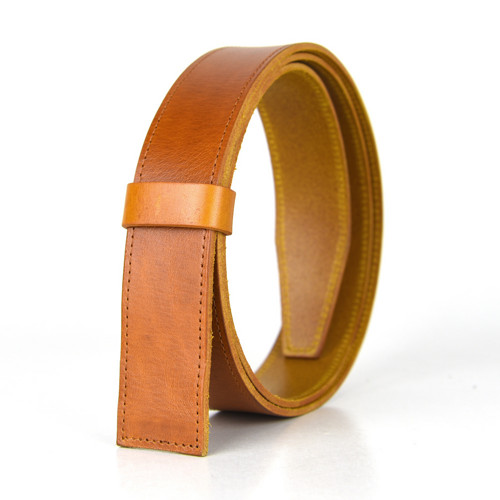 Kožený remeň pre pracky na brzdu, 3.5cm, koňakový