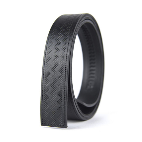 Kožený remeň pre automatické pracky,3.5cm,či.dekor