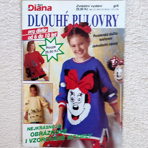 Diana speciál g/A - Dlouhé pulovry pro dívky