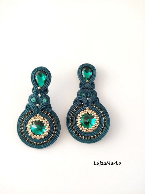 Jelena soutache / sutaš náušnice
