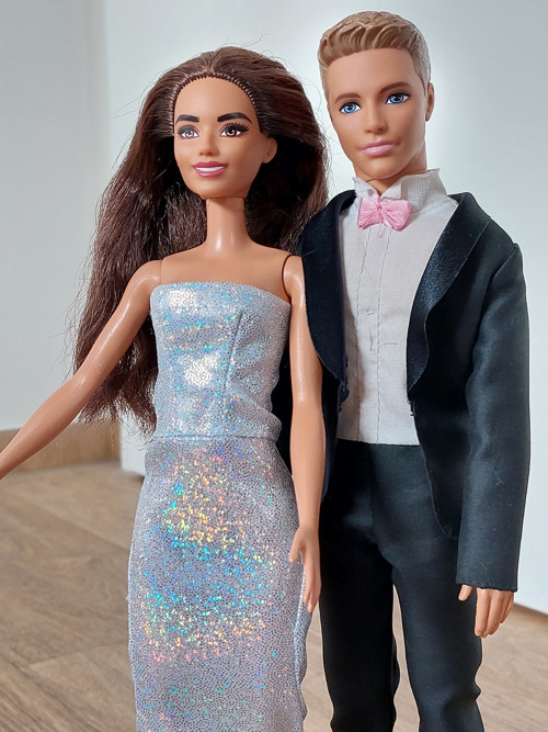 Barbie šaty plesové
