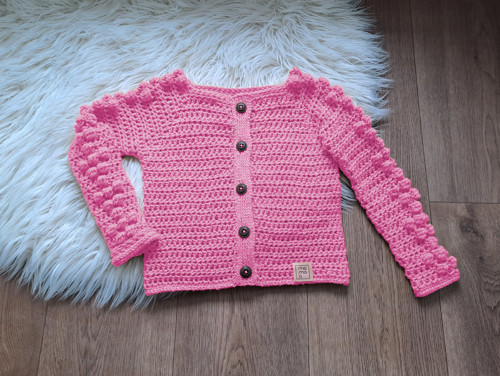 Stylový svetr pro děti i dospělé, na knoflíky