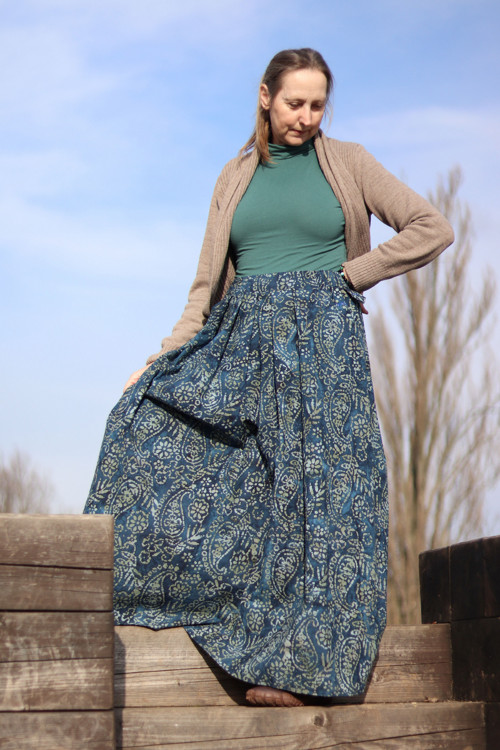 Maxisukně se stahováním — foto 1