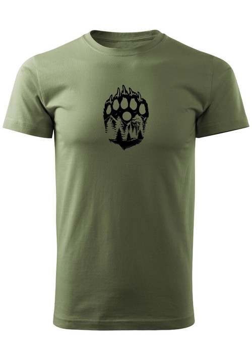 Pánské tričko "Bear Paw and Nature"