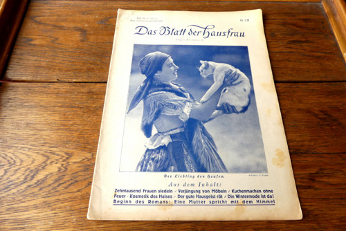 Blatt der Hausfrau...starý časopis, móda 26/1932