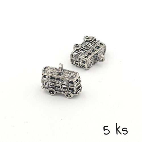 Patrový autobus 3D 16x10x6 mm, 5 ks