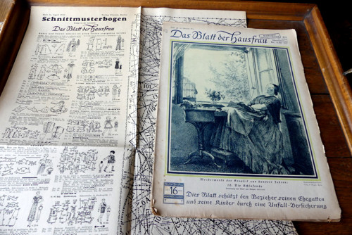 Blatt der Hausfrau...starý časopis, móda 16/1932-3