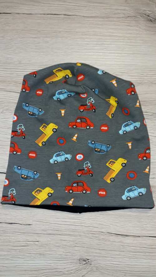 Oboustranná čepiče 46-50cm cca(2-4roky)