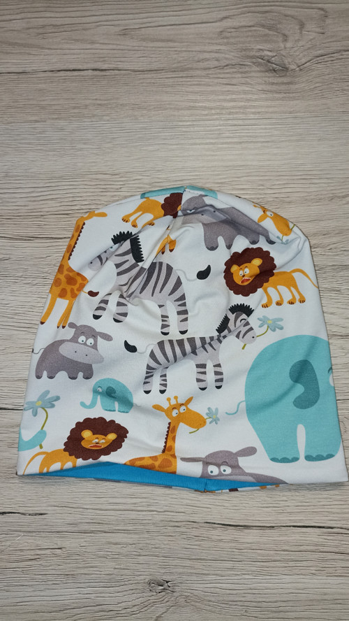 Oboustranná čepiče 46-50cm cca(2-4roky)