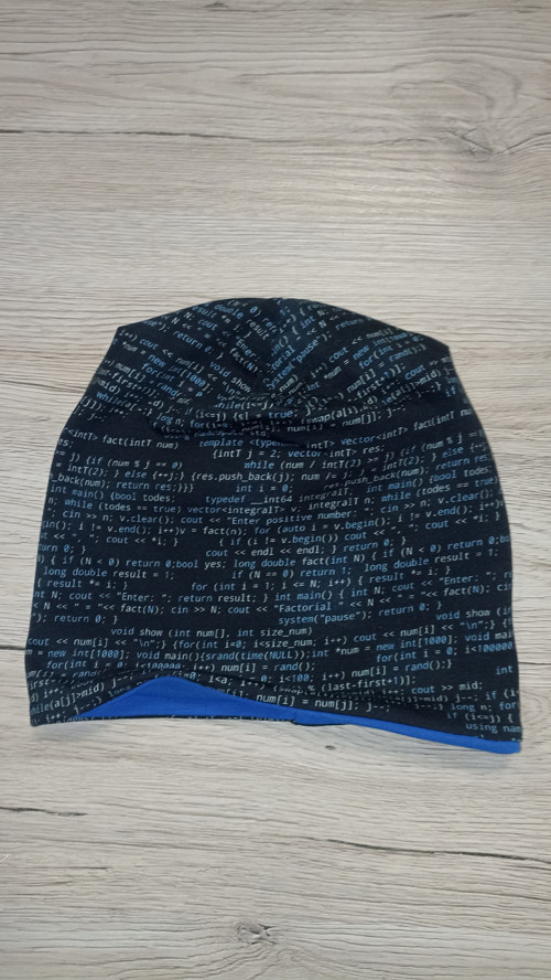 Oboustranná čepiče 46-50cm cca(2-4roky)