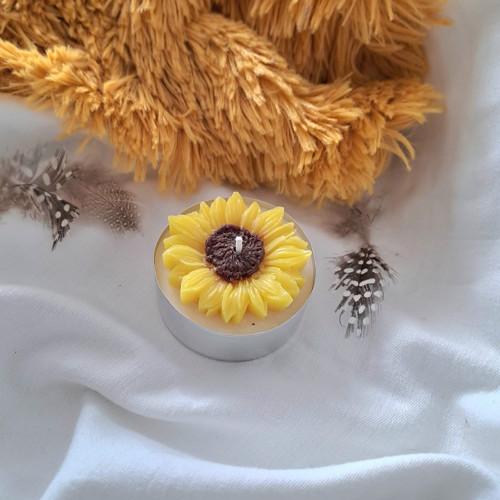 Velká čajová svíčka - slunečnice — foto 1