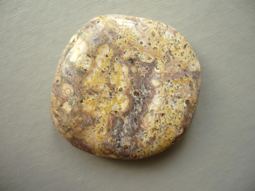 Placka - jaspis leopardí 42 mm, č.380w — foto 1