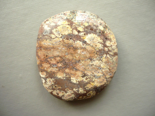 Placka - jaspis leopardí 44 mm, č.381w