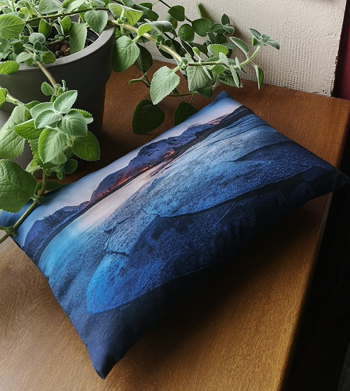 Fotopolštář Zajetí ledu, 29x45 cm.