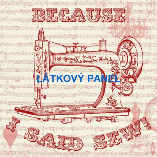 Bavlněný panel 45x45 cm skladem — foto 1