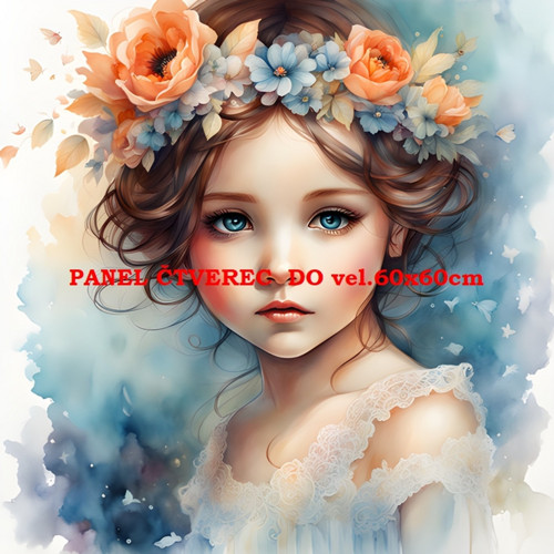 Bavlněný panel 25x25 cm - skladem — foto 1