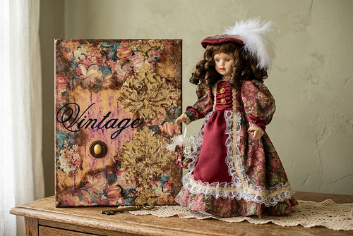 Obraz Vintage IX s květinovým motivem