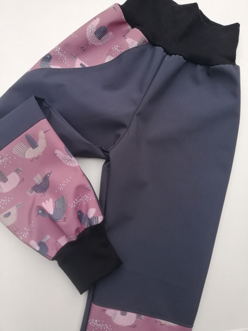 Softs.kalhoty- léto - PTÁČCI II — foto 1