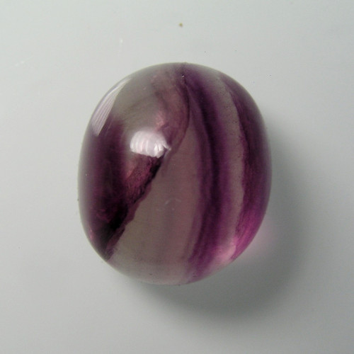 Fluorit, kabošon, 15,31 ct., 15,2x13,1x8,7 mm