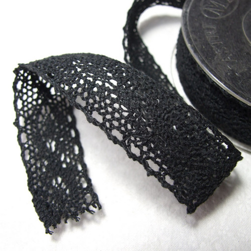 Krajka černá, š. 2,5 cm