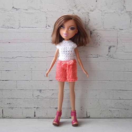 Oblečky pro BRATZ - tričko, kraťasy — foto 1