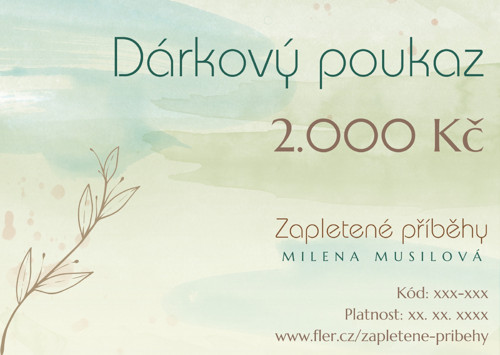 Dárkový poukaz 2000 Kč — foto 1