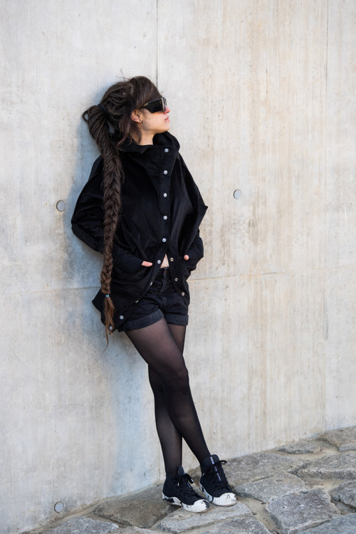 Cardigan CORDUROY schw