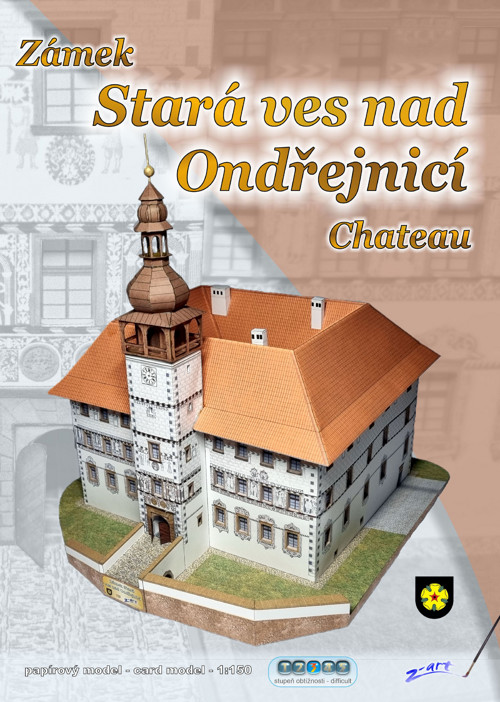 Papírový model zámku Stará Ves nad Ondřejnicí